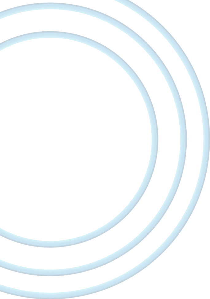 Blue circular lines
