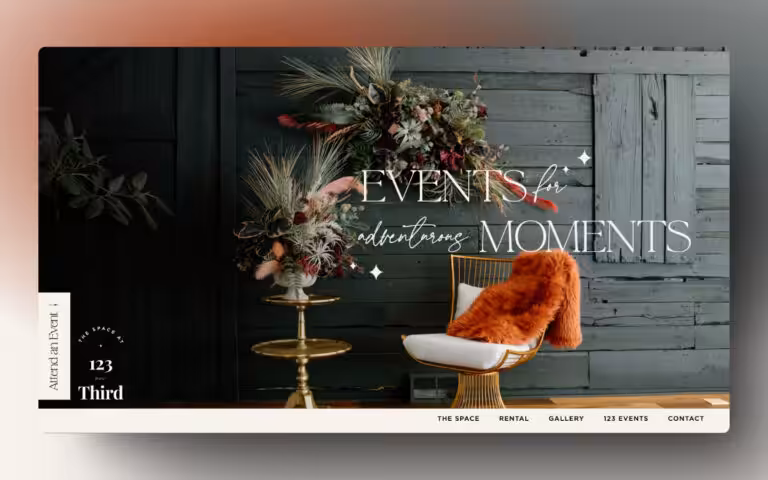 Screenshot of the 123 On Third website designed by Addelise, built and developed by WinuSoft using Oxygen Builder. - WinuSoft | Oxygen Builder Developer & Top UK Web Development Company