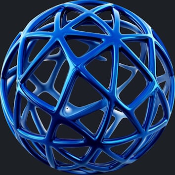 Blue Net Orb